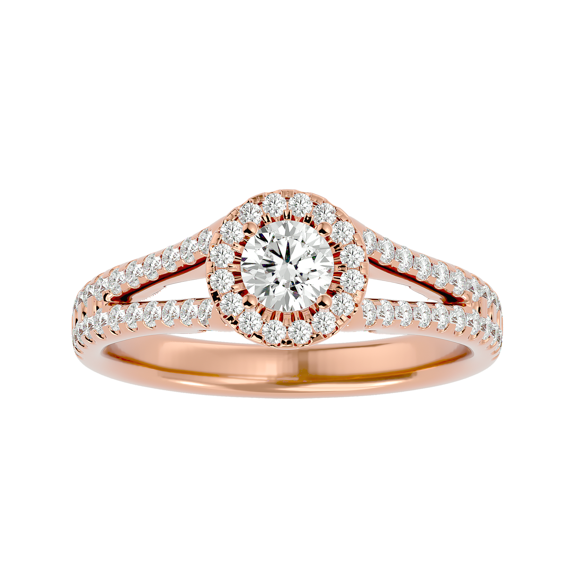Mason Diamond Halo Ring