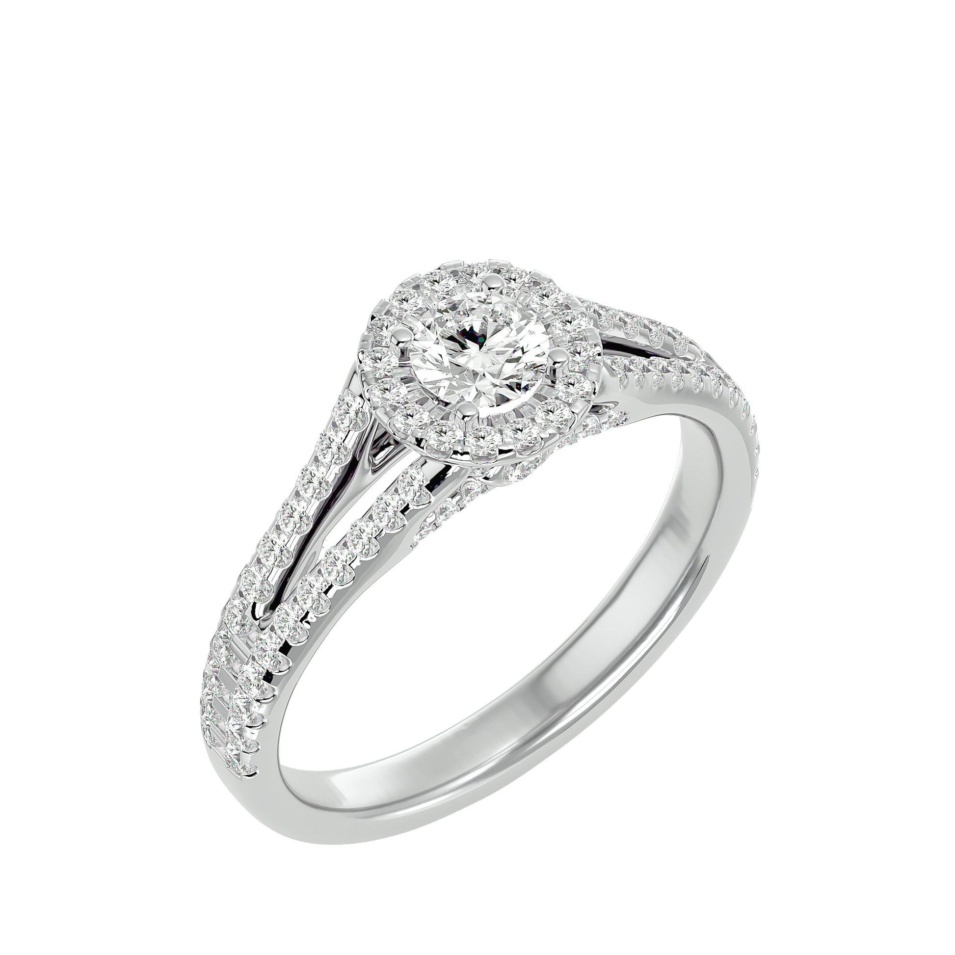 Mason Diamond Halo Ring