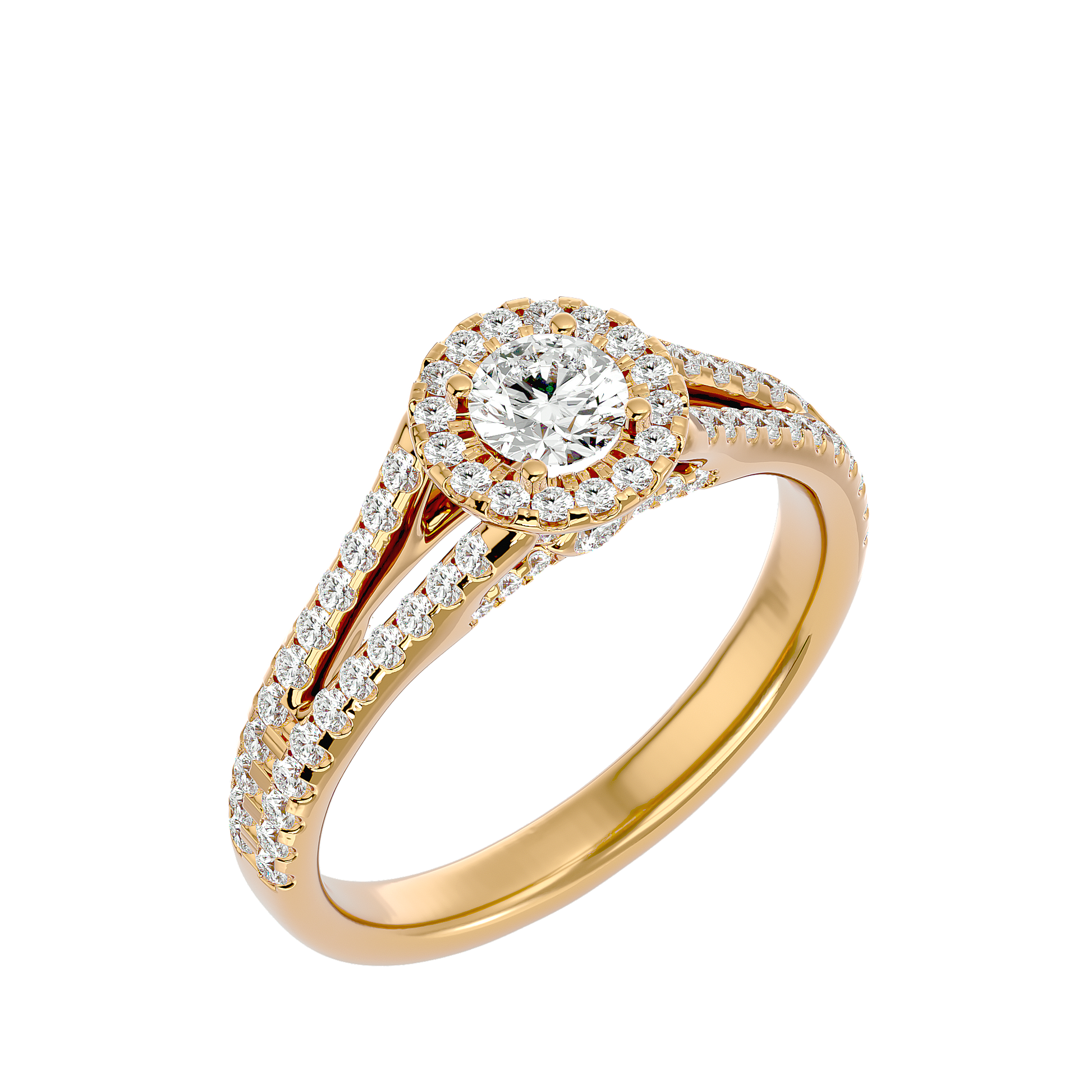 Mason Diamond Halo Ring