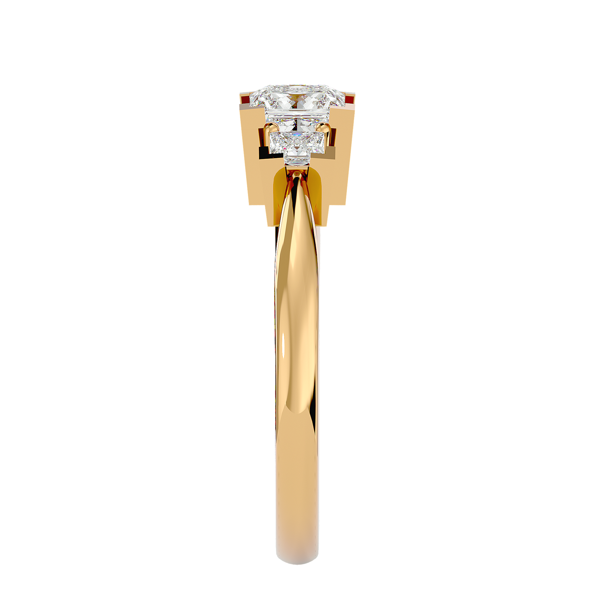 Esperanza Lab Grown Three-Stone Diamond Ring – Timeless & Elegant