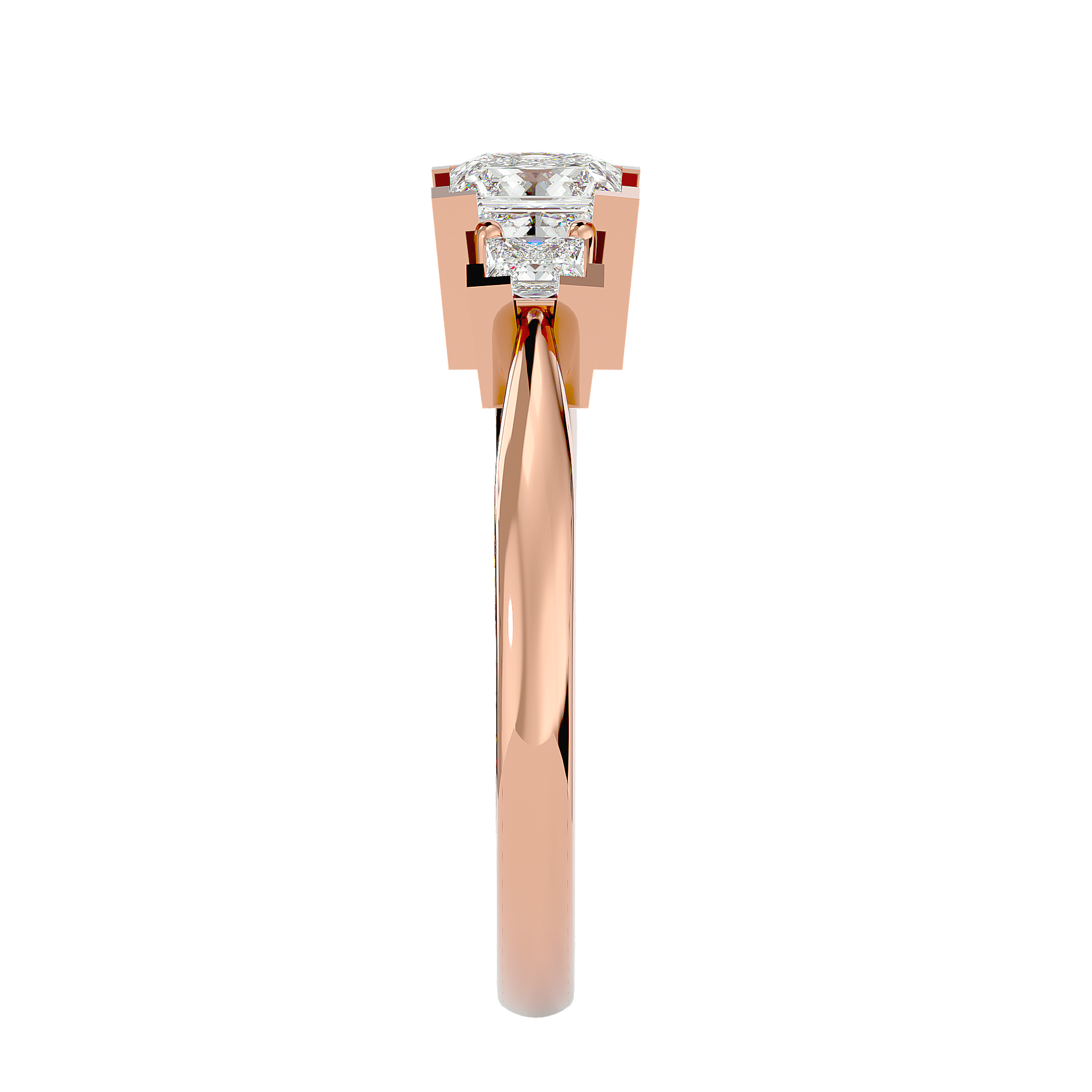 Esperanza Lab Grown Three-Stone Diamond Ring – Timeless & Elegant