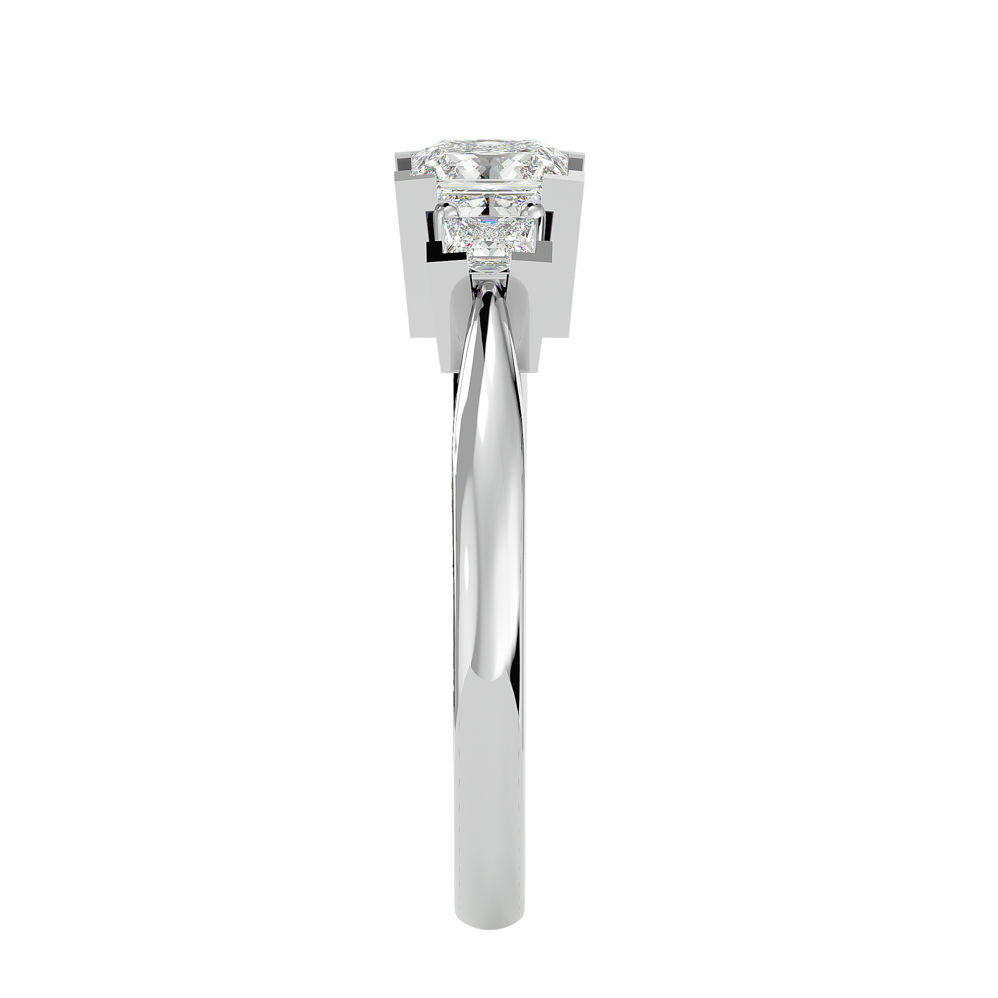 Esperanza Lab Grown Three-Stone Diamond Ring – Timeless & Elegant