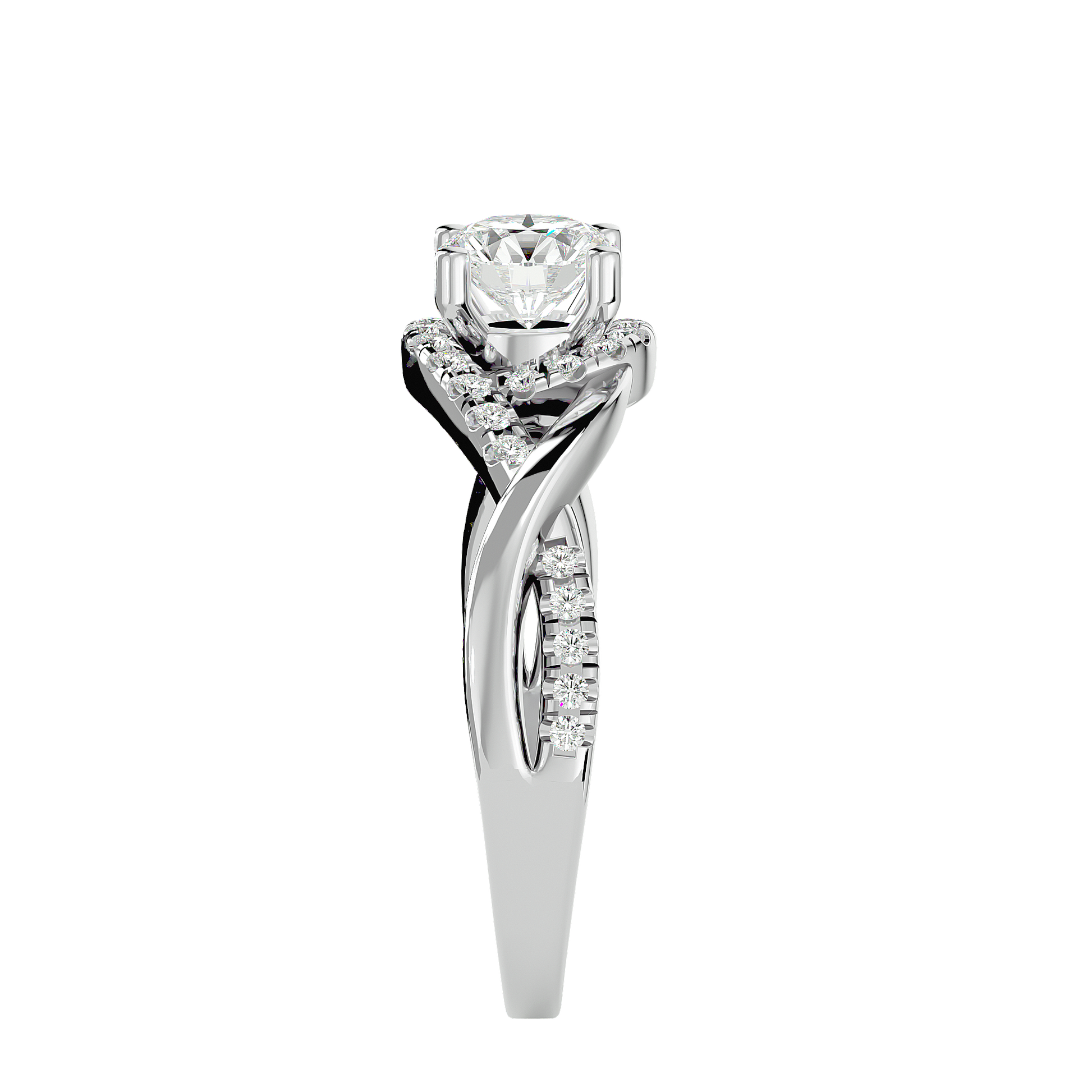 Ophelia Diamond Halo Ring