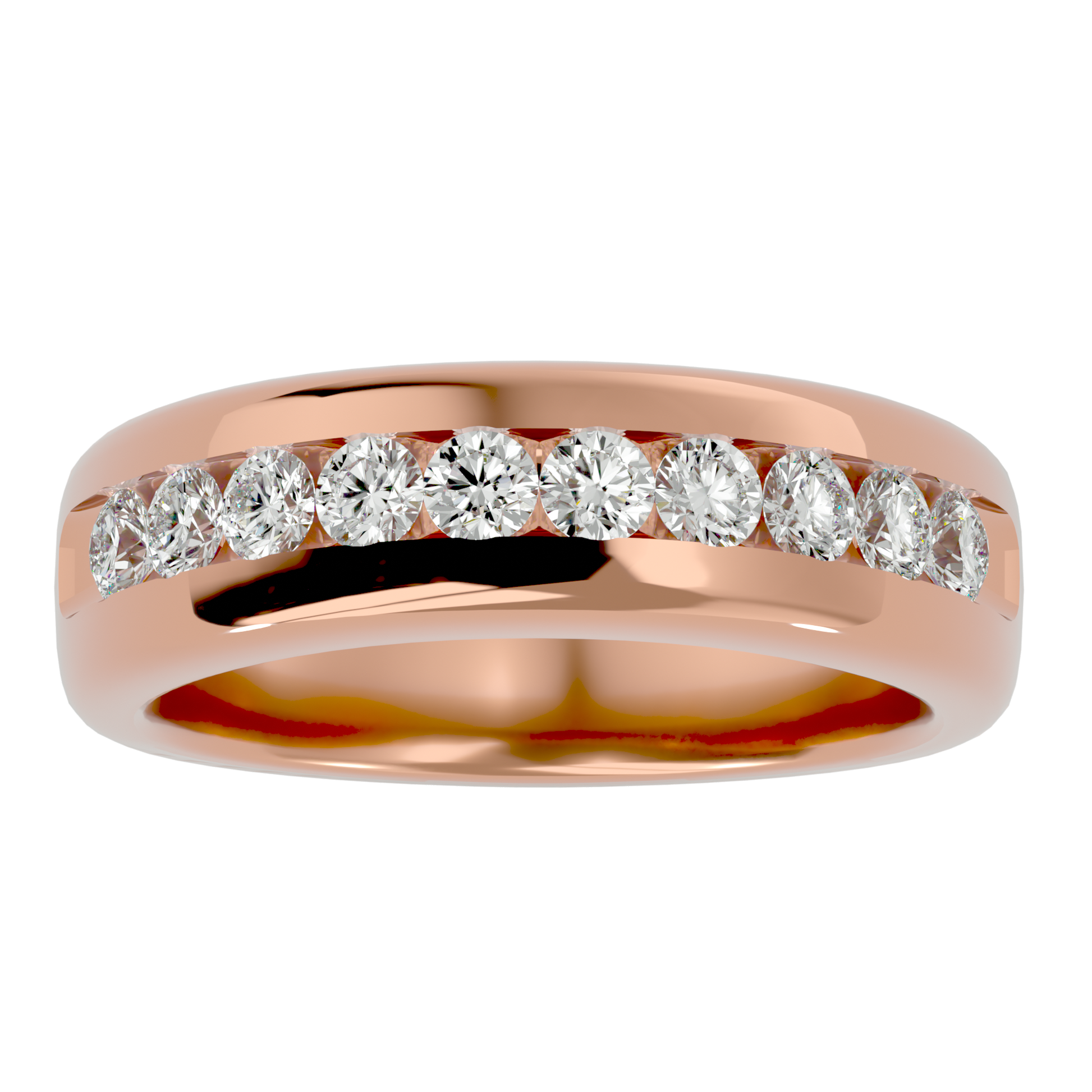 Marvel Diamond Mens Studded Ring