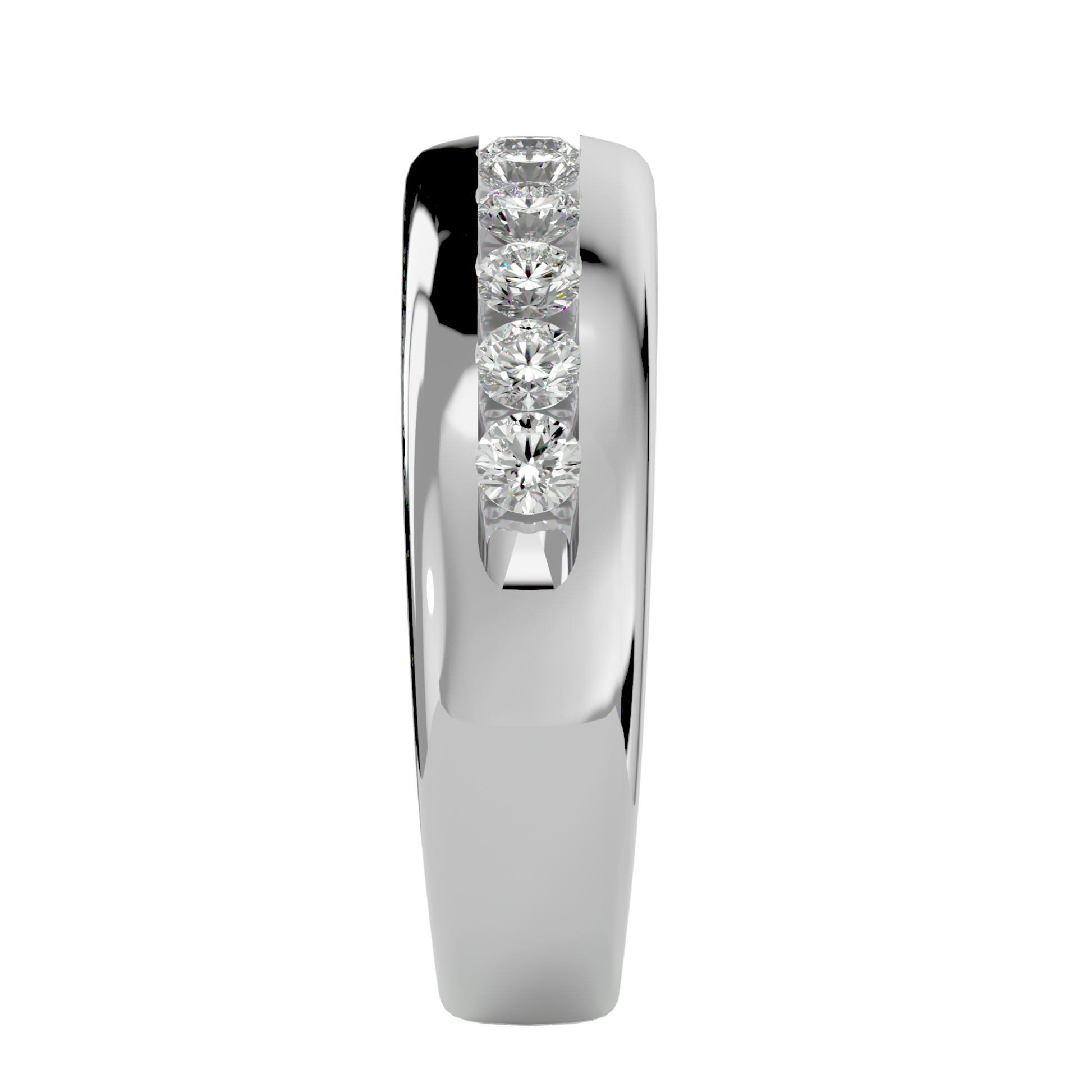 Marvel Diamond Mens Studded Ring