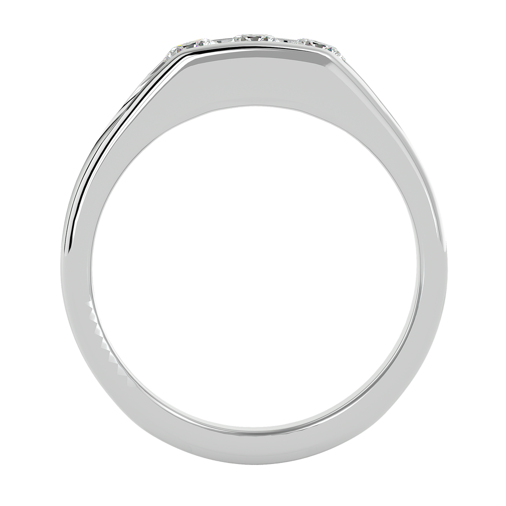 Maria Diamond Mens Studded Ring