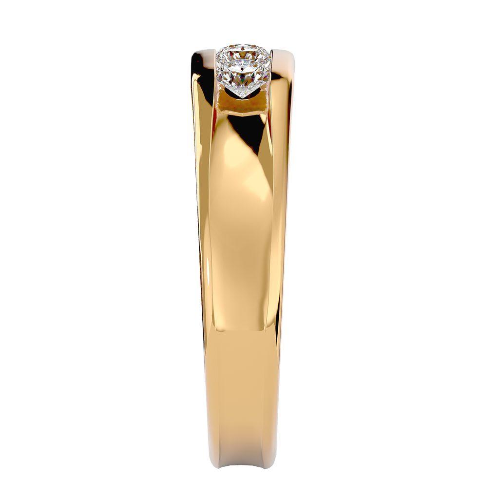 Maria Diamond Mens Studded Ring