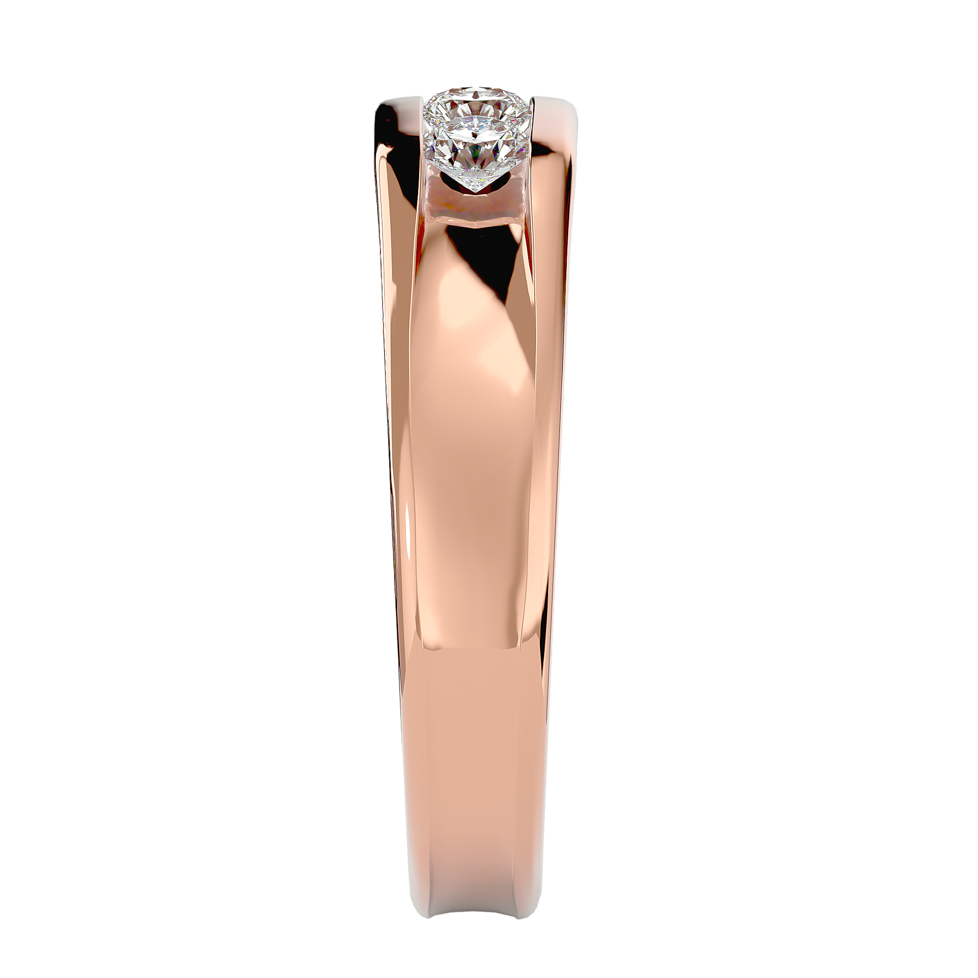 Maria Diamond Mens Studded Ring