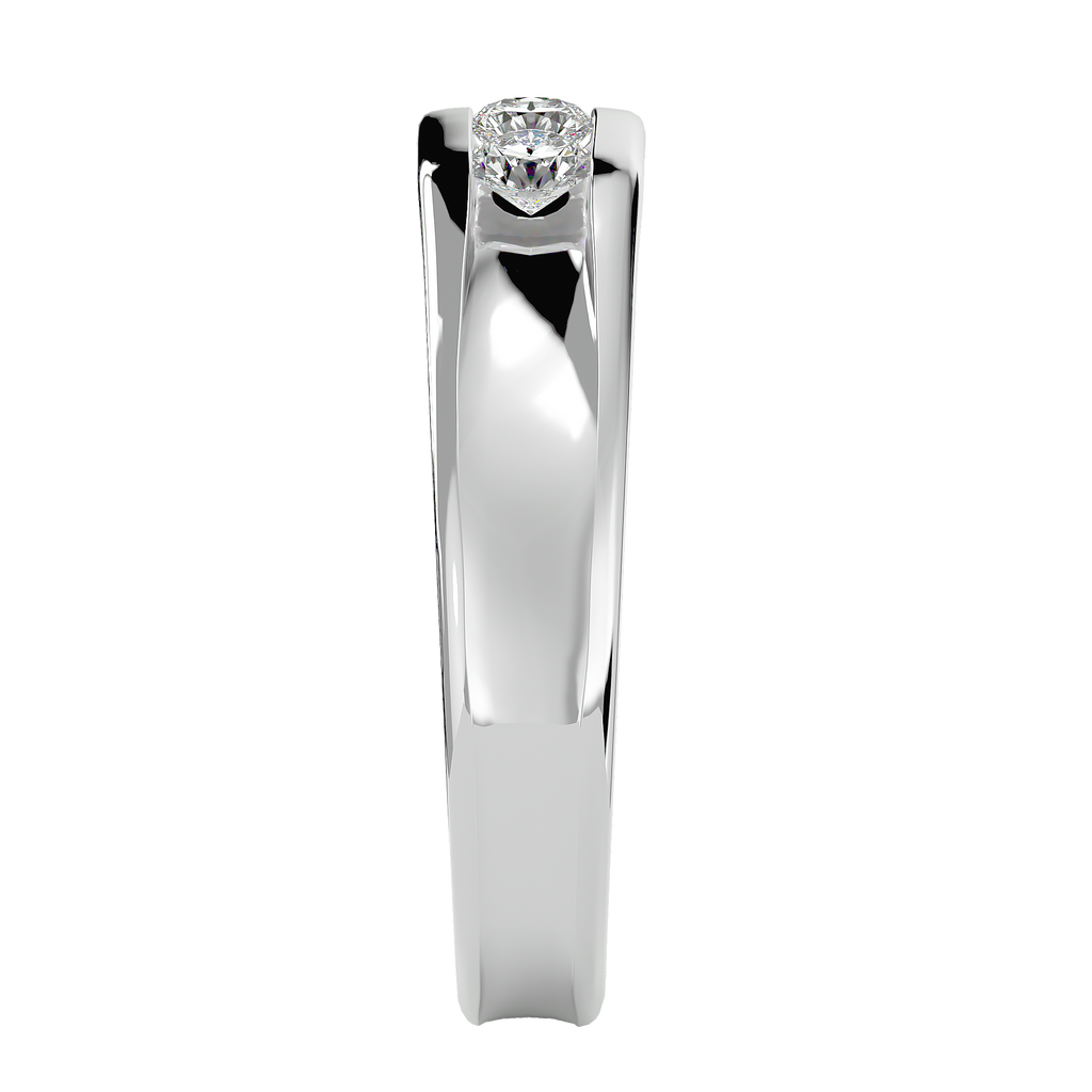 Maria Diamond Mens Studded Ring