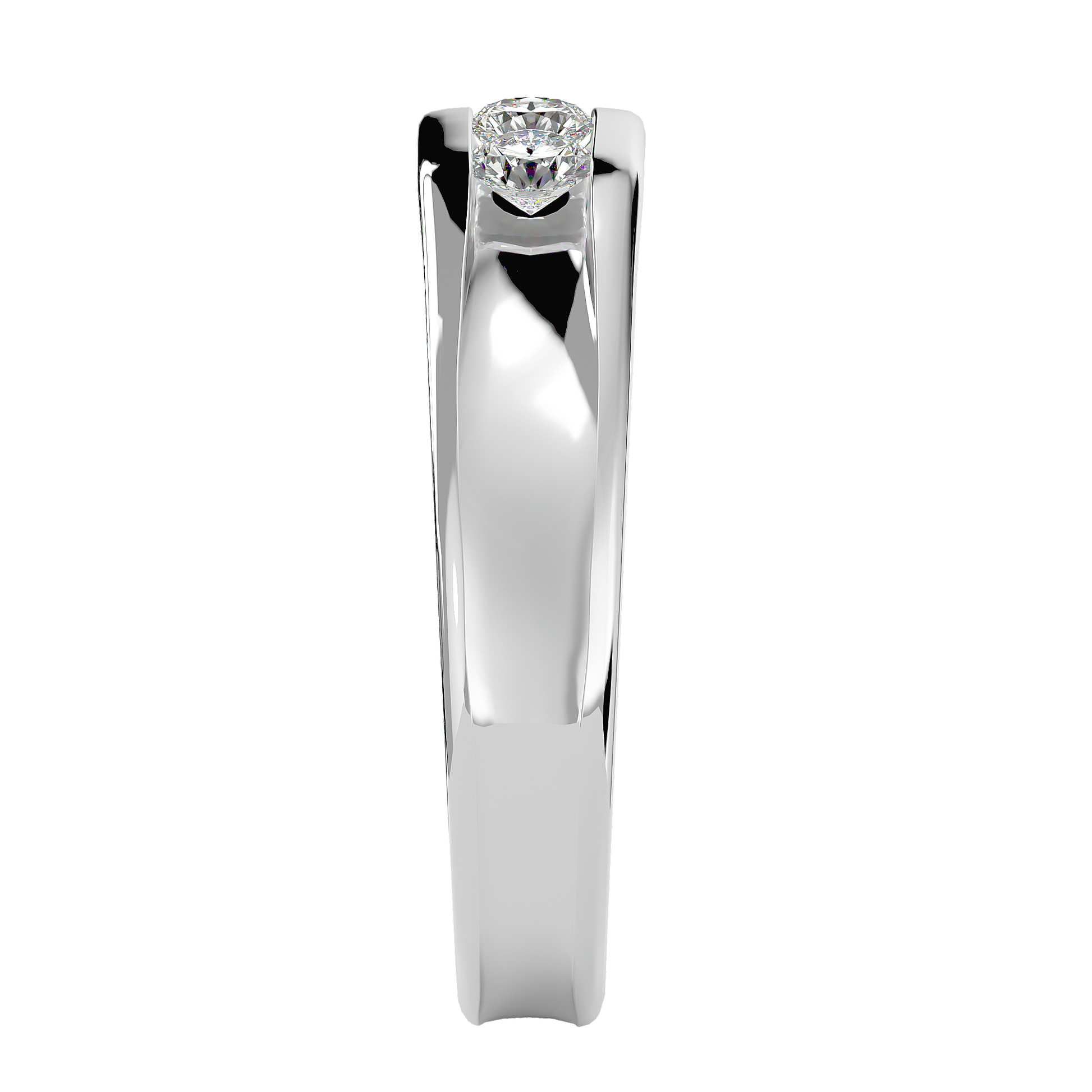 Maria Diamond Mens Studded Ring