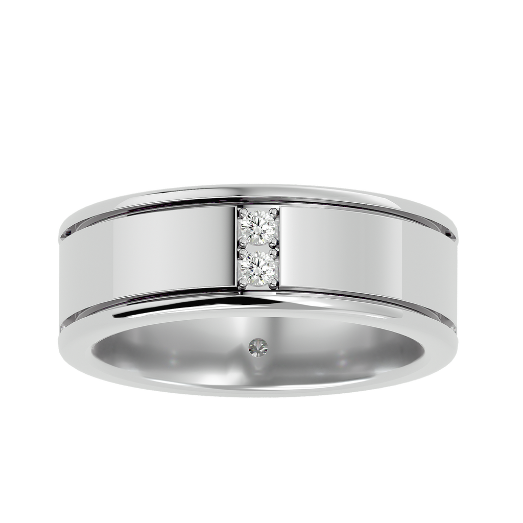 Madeline Diamond Mens Studded Ring