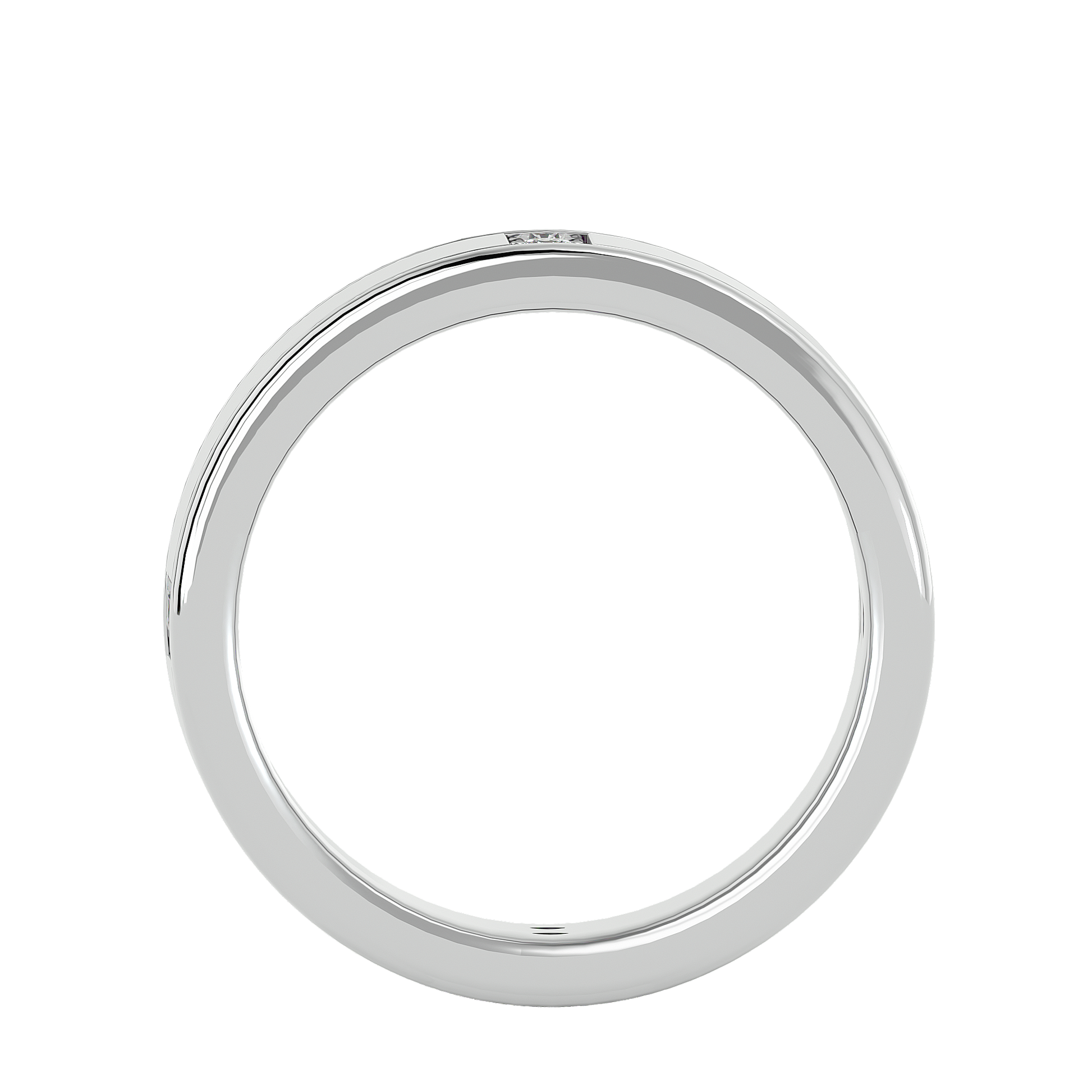 Madeline Diamond Mens Studded Ring