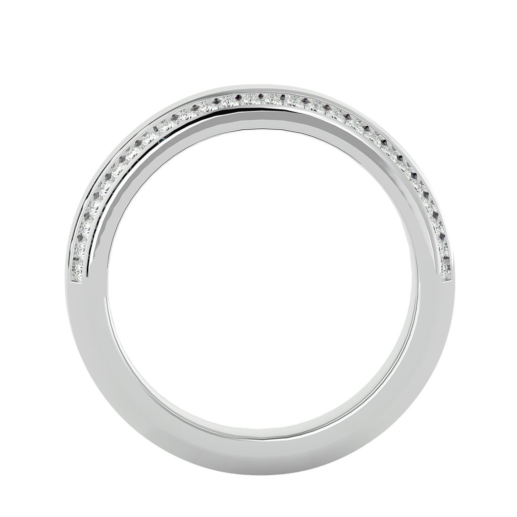 Lydia Diamond Mens Studded Ring