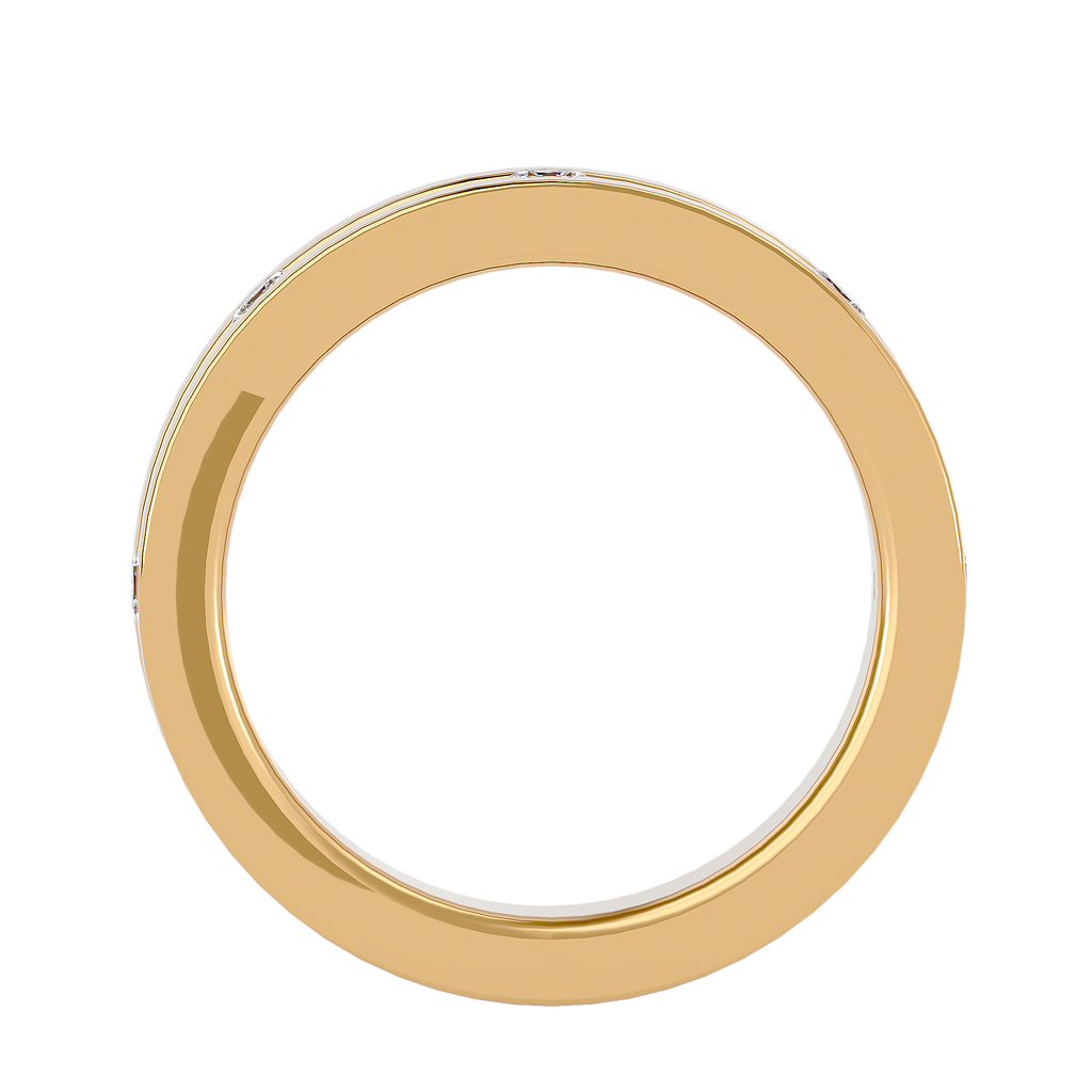 Ava Diamond Mens Studded Ring