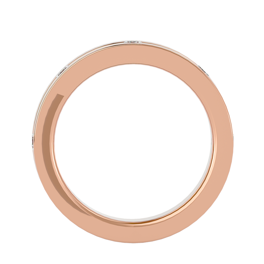 Ava Diamond Mens Studded Ring