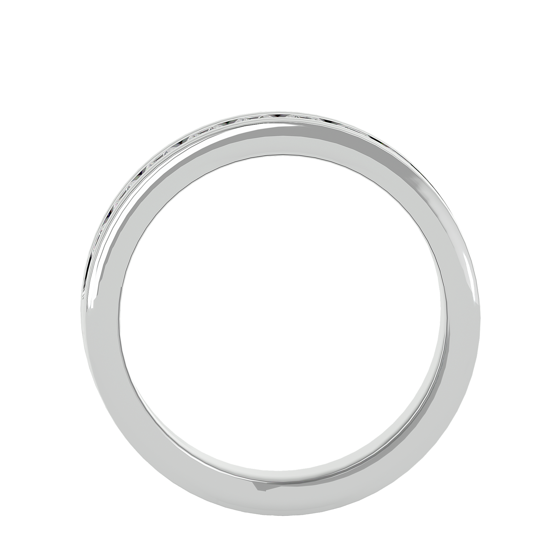 Aura Diamond Mens Studded Ring