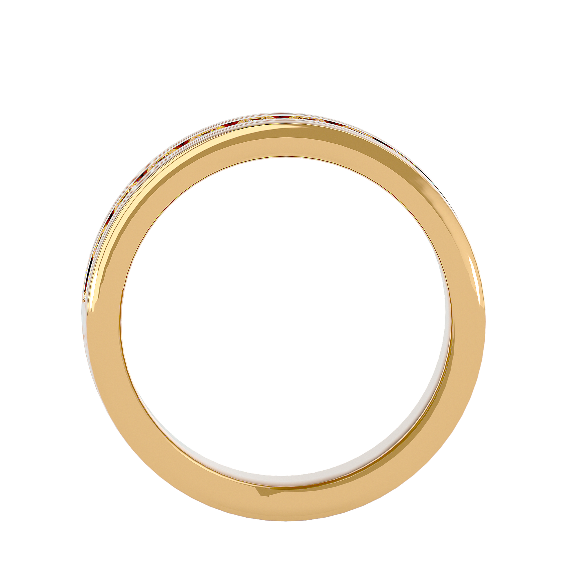 Aura Diamond Mens Studded Ring