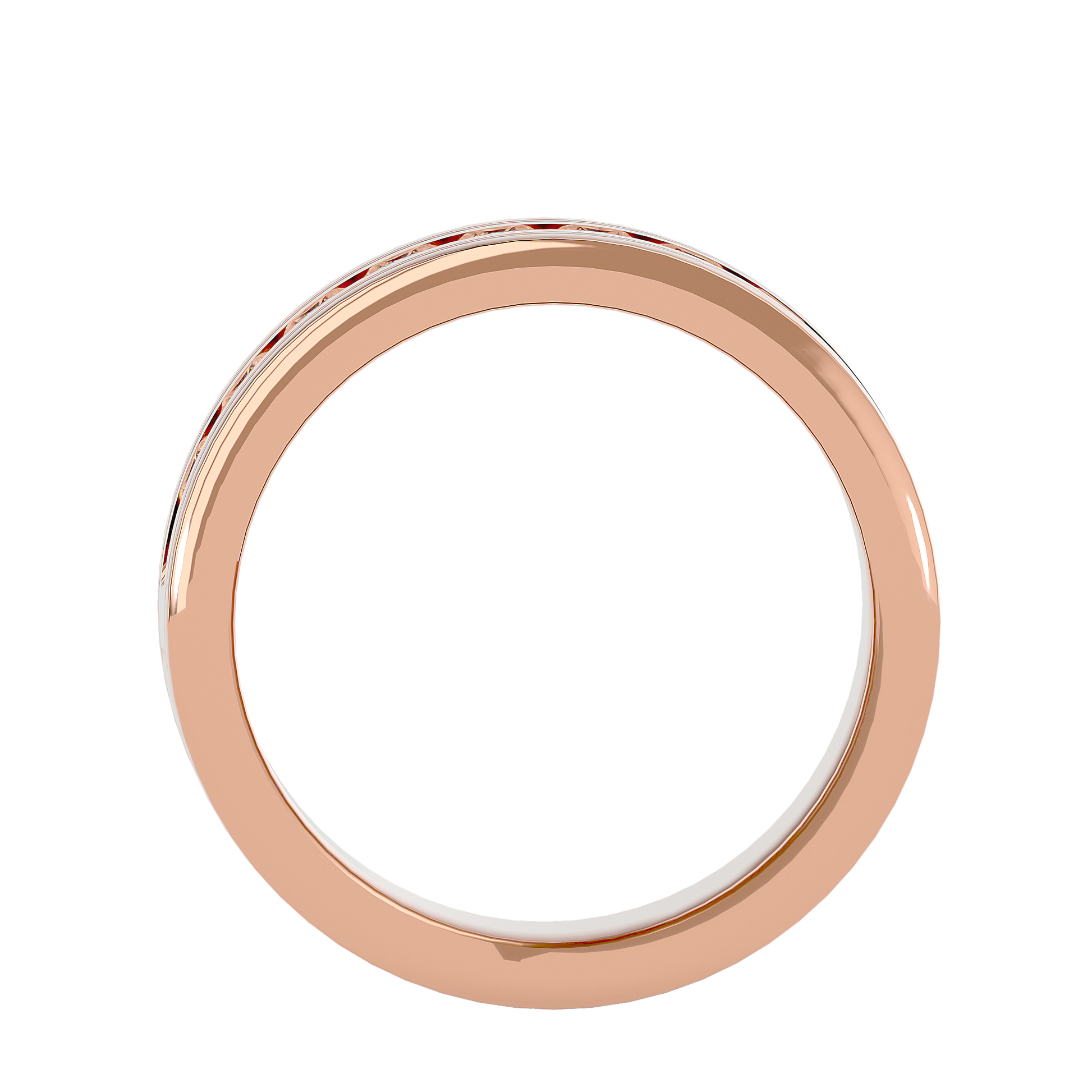 Aura Diamond Mens Studded Ring