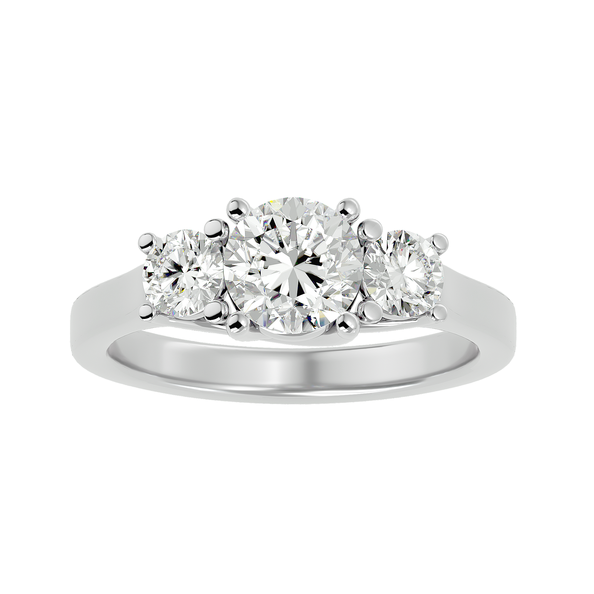 Taliyah Lab Grown Three-Stone Diamond Ring – Timeless & Ethical Beauty