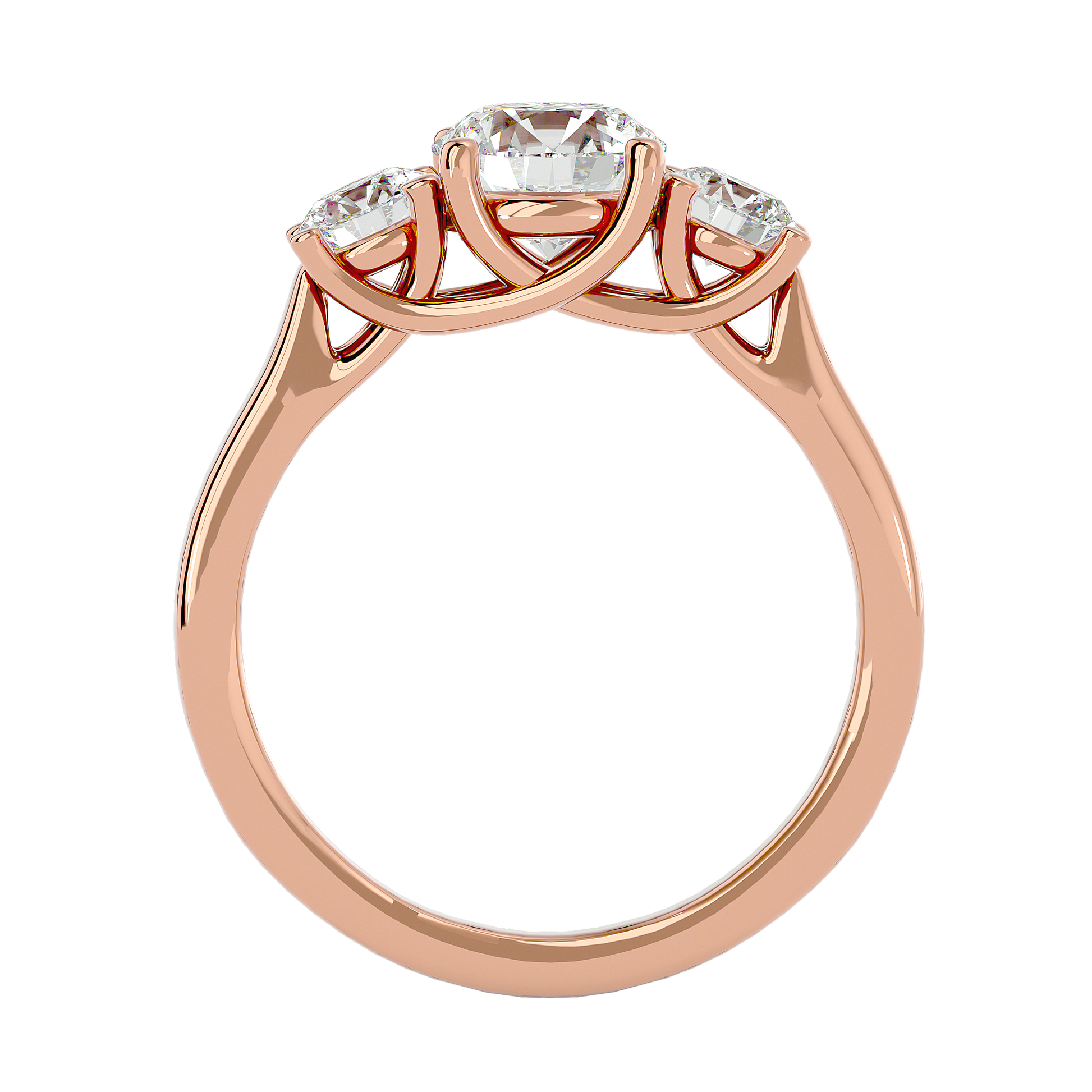 Taliyah Lab Grown Three-Stone Diamond Ring – Timeless & Ethical Beauty