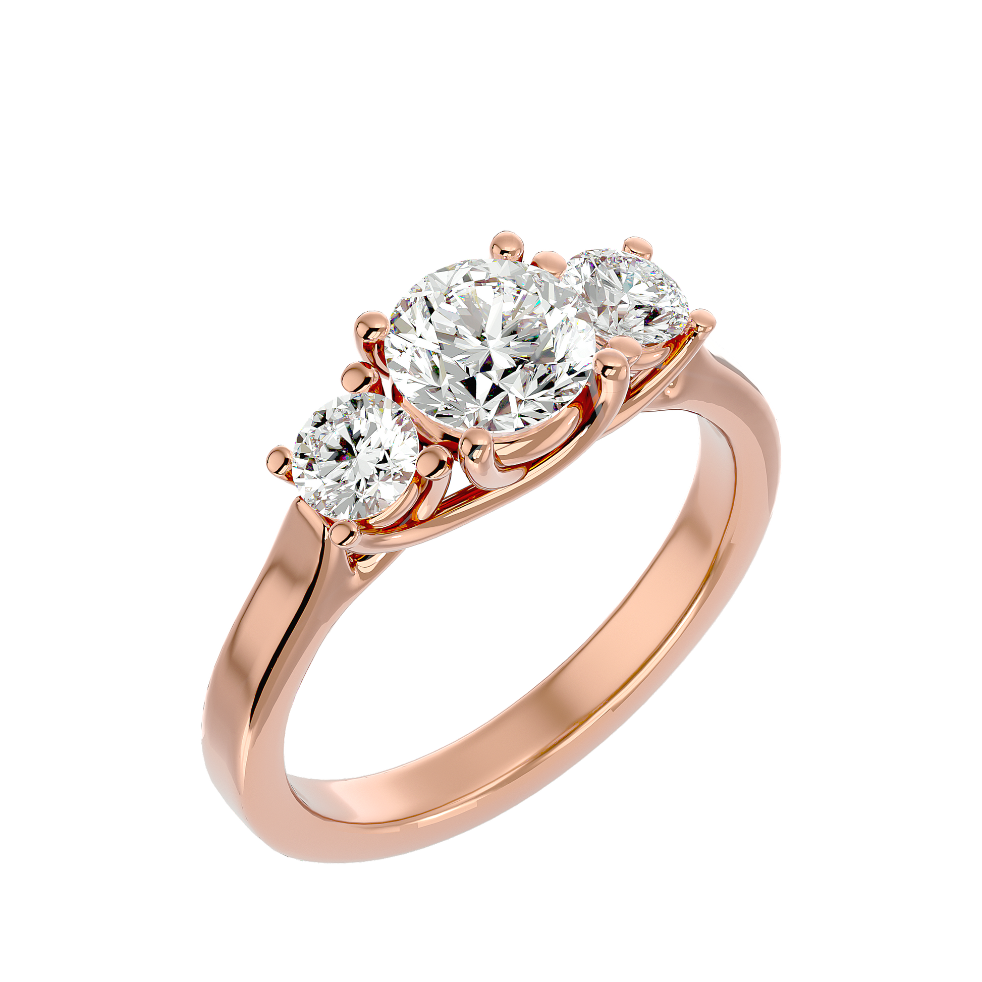 Taliyah Lab Grown Three-Stone Diamond Ring – Timeless & Ethical Beauty