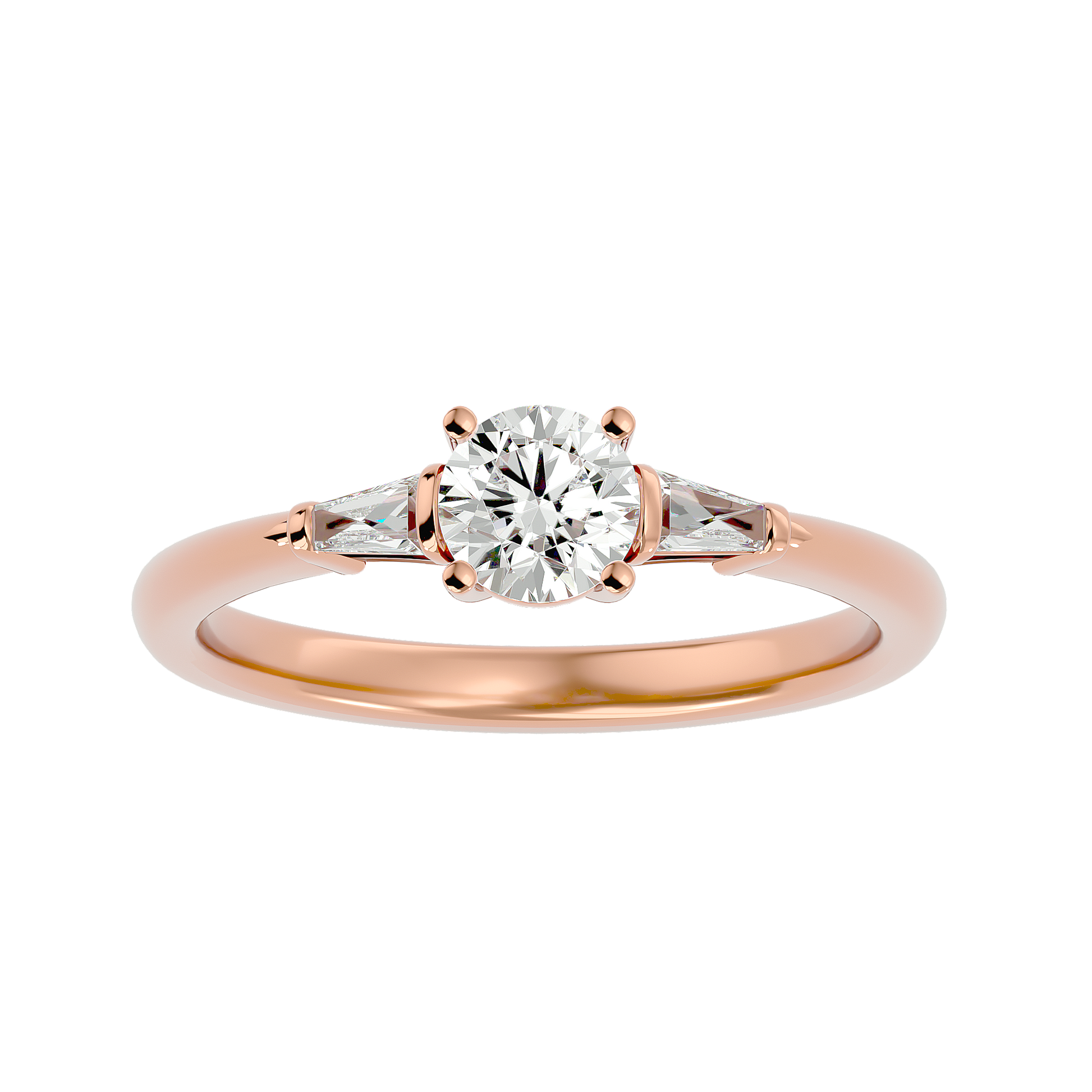 Jana Lab Grown Three-Stone Diamond Ring – Modern Elegance, Ethically Made