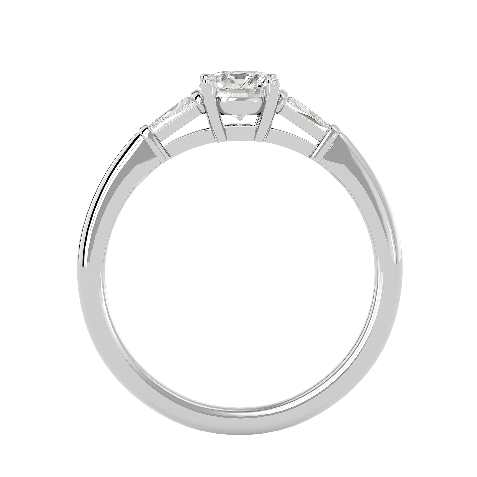 Jana Lab Grown Three-Stone Diamond Ring – Modern Elegance, Ethically Made