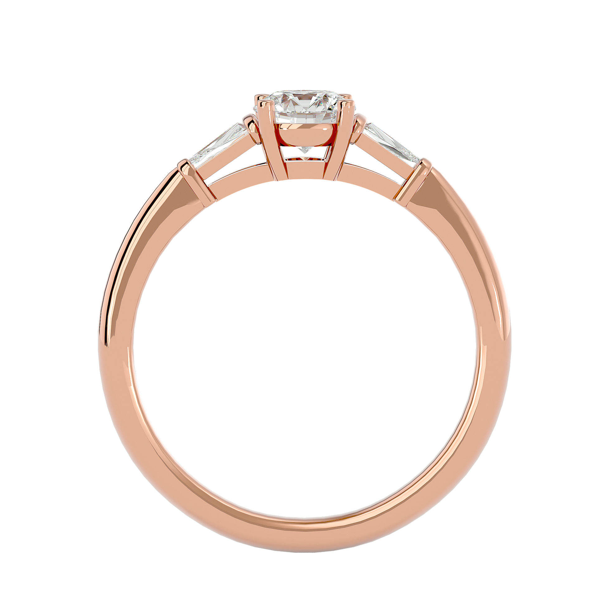 Jana Lab Grown Three-Stone Diamond Ring – Modern Elegance, Ethically Made