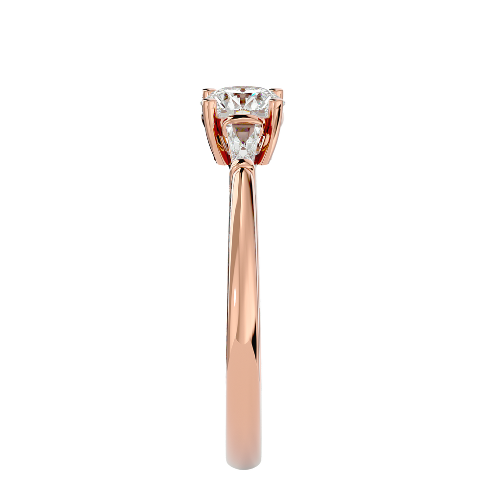 Jana Lab Grown Three-Stone Diamond Ring – Modern Elegance, Ethically Made