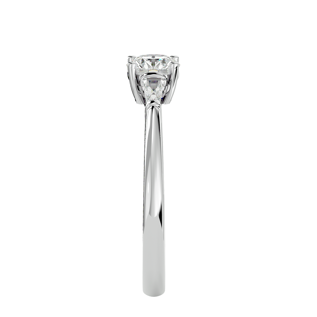 Jana Lab Grown Three-Stone Diamond Ring – Modern Elegance, Ethically Made