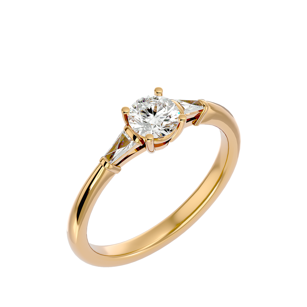 Jana Lab Grown Three-Stone Diamond Ring – Modern Elegance, Ethically Made