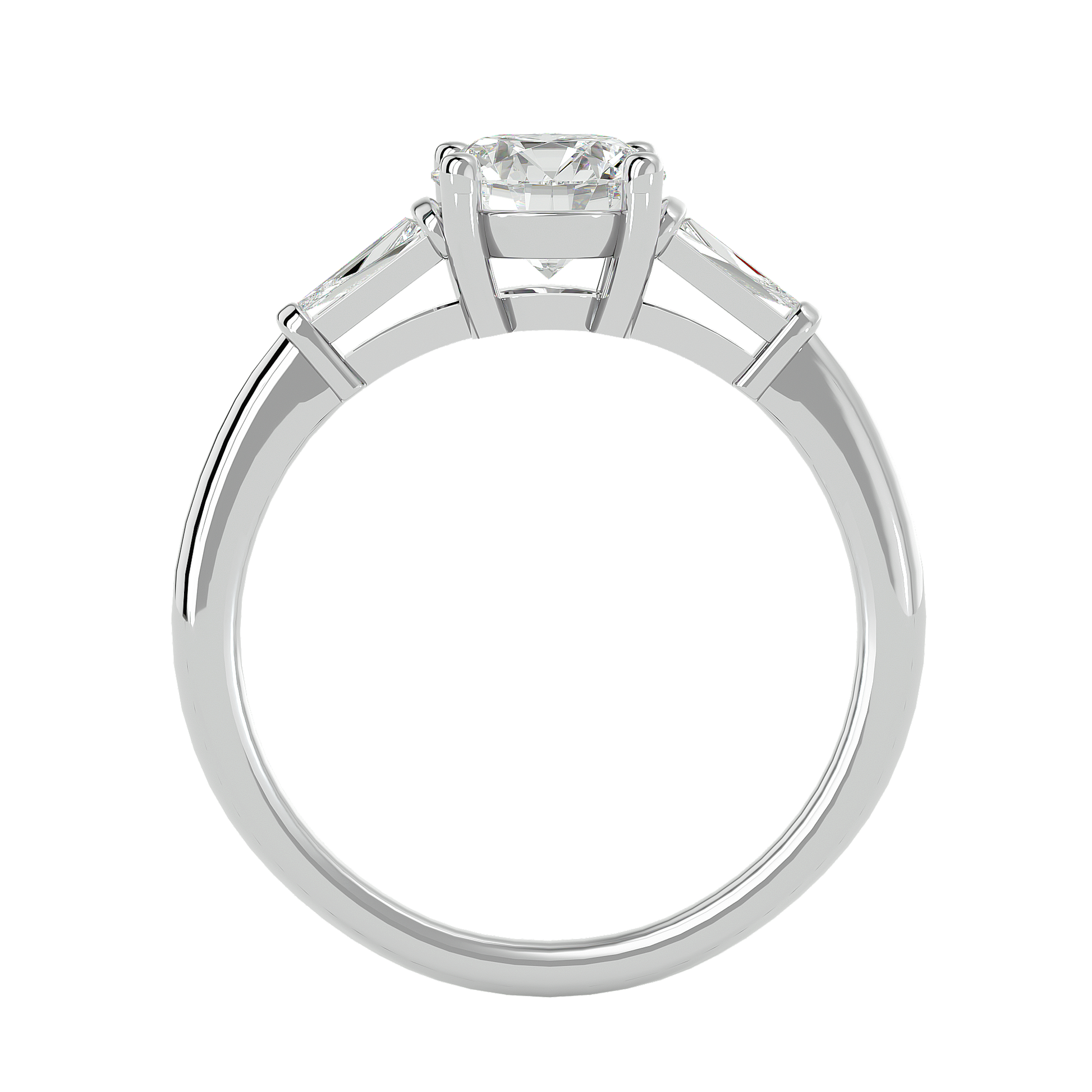 Ann Lab Grown Three-Stone Diamond Ring – Minimal, Elegant & Ethical