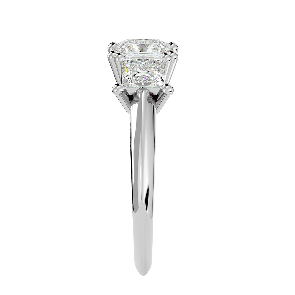 Emmarie Lab Grown Diamond Three-Stone Ring – Sustainable Sparkle