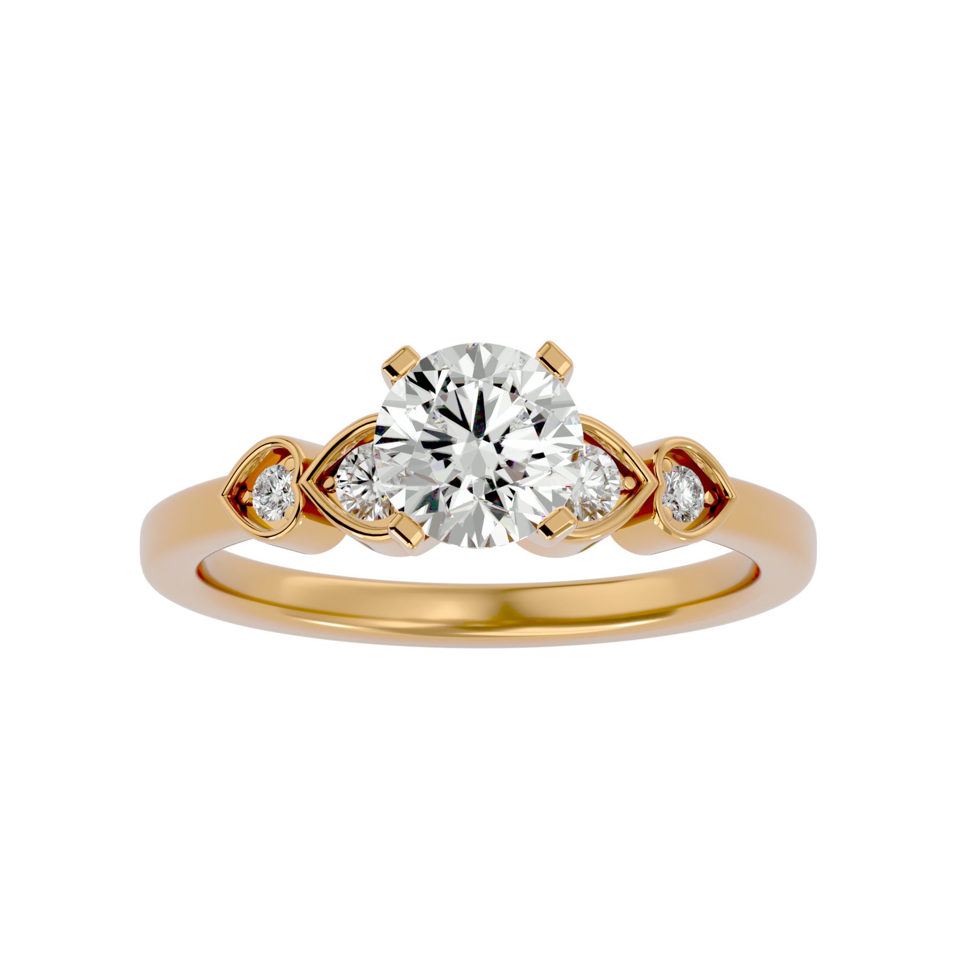 Hazel Diamond Solitaire Ring
