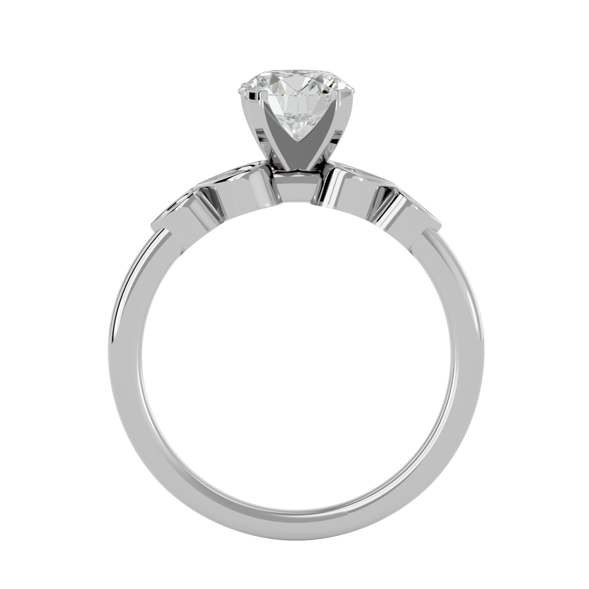 Hazel Diamond Solitaire Ring