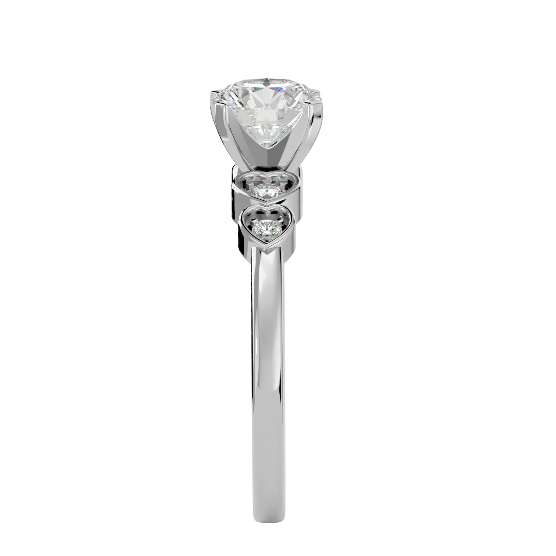 Hazel Diamond Solitaire Ring