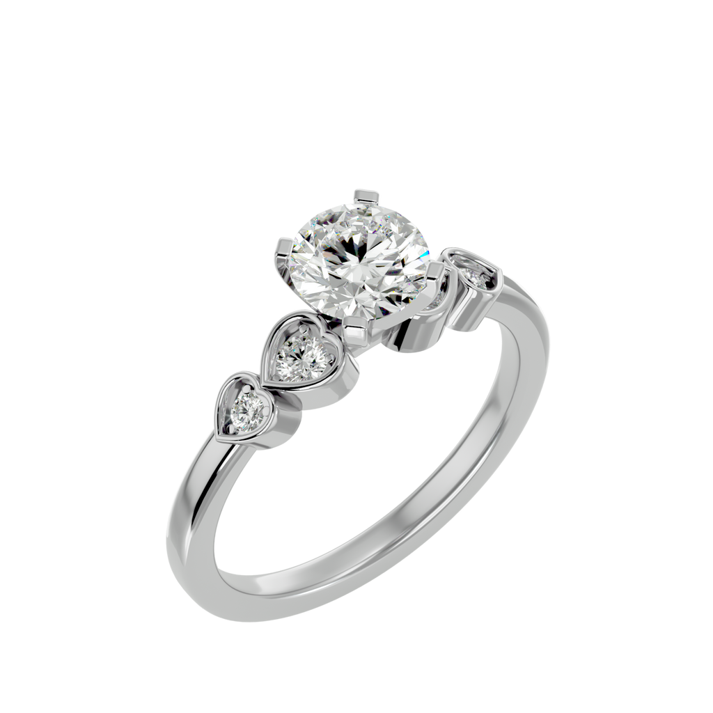 Hazel Diamond Solitaire Ring