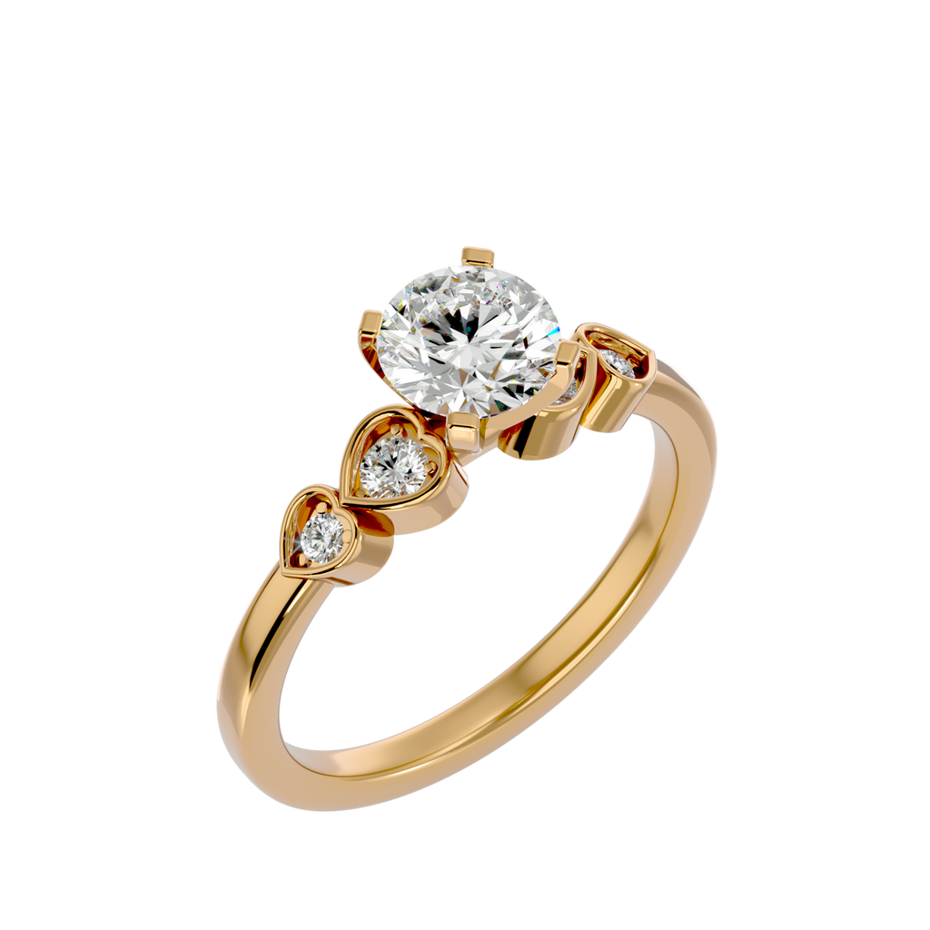 Hazel Diamond Solitaire Ring