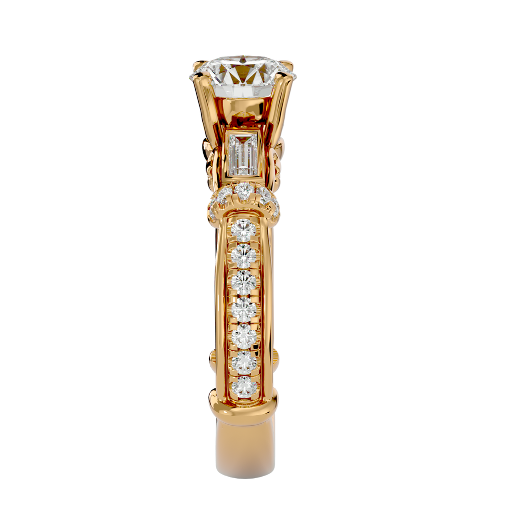 Aurora Diamond Solitaire Ring