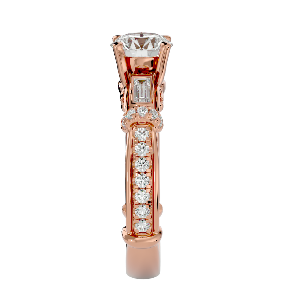 Aurora Diamond Solitaire Ring