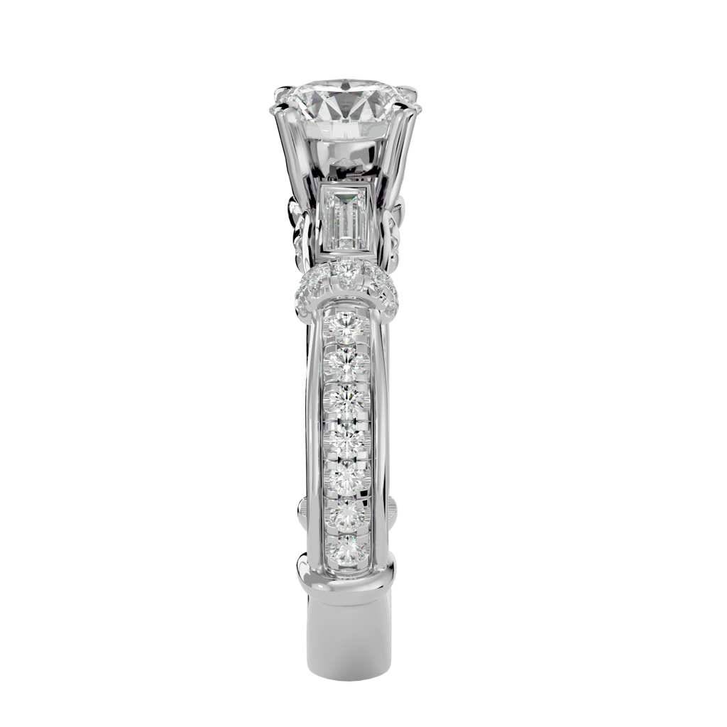 Aurora Diamond Solitaire Ring