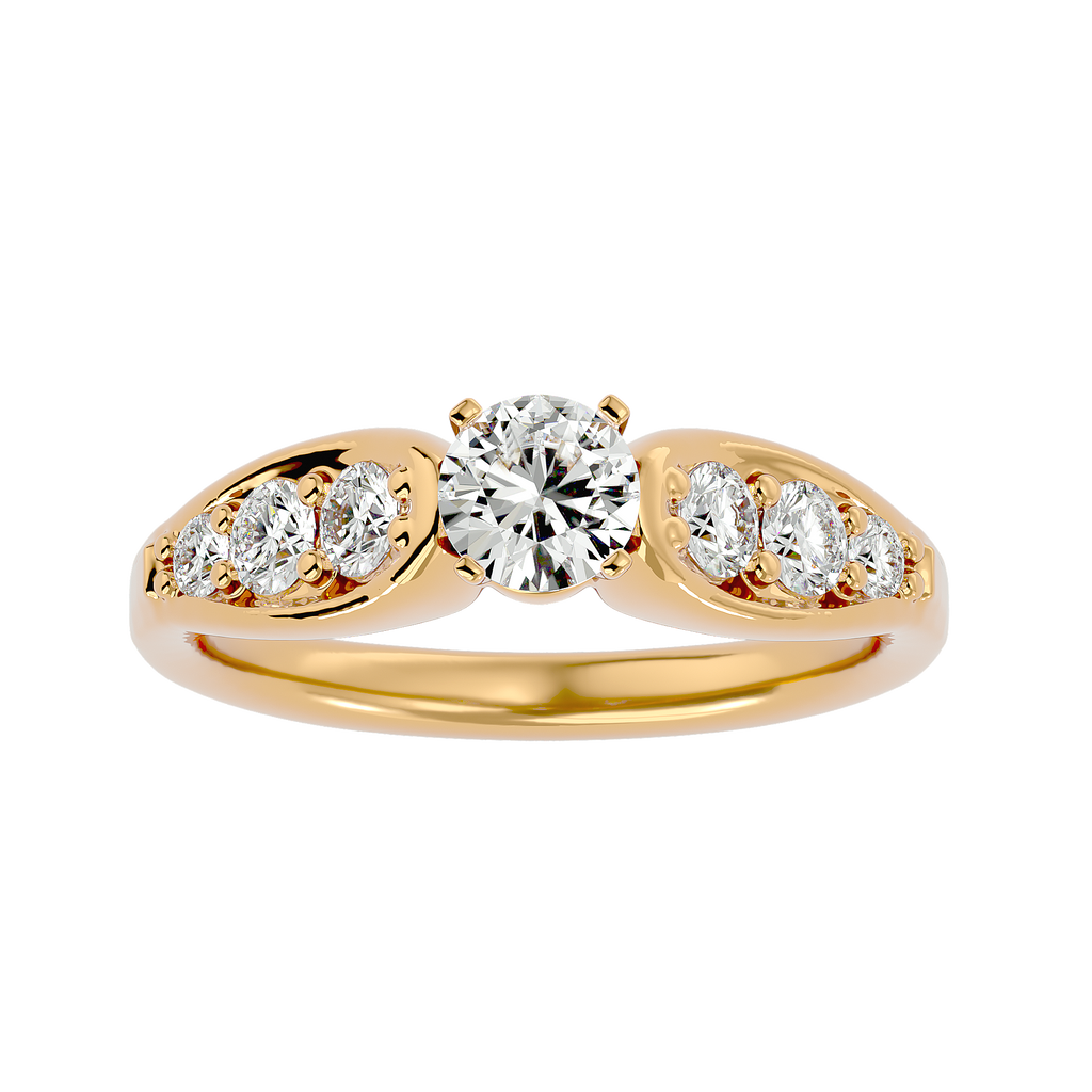 Violet Lab Grown Diamond Solitaire Ring – Elegant & Ethical Sparkle