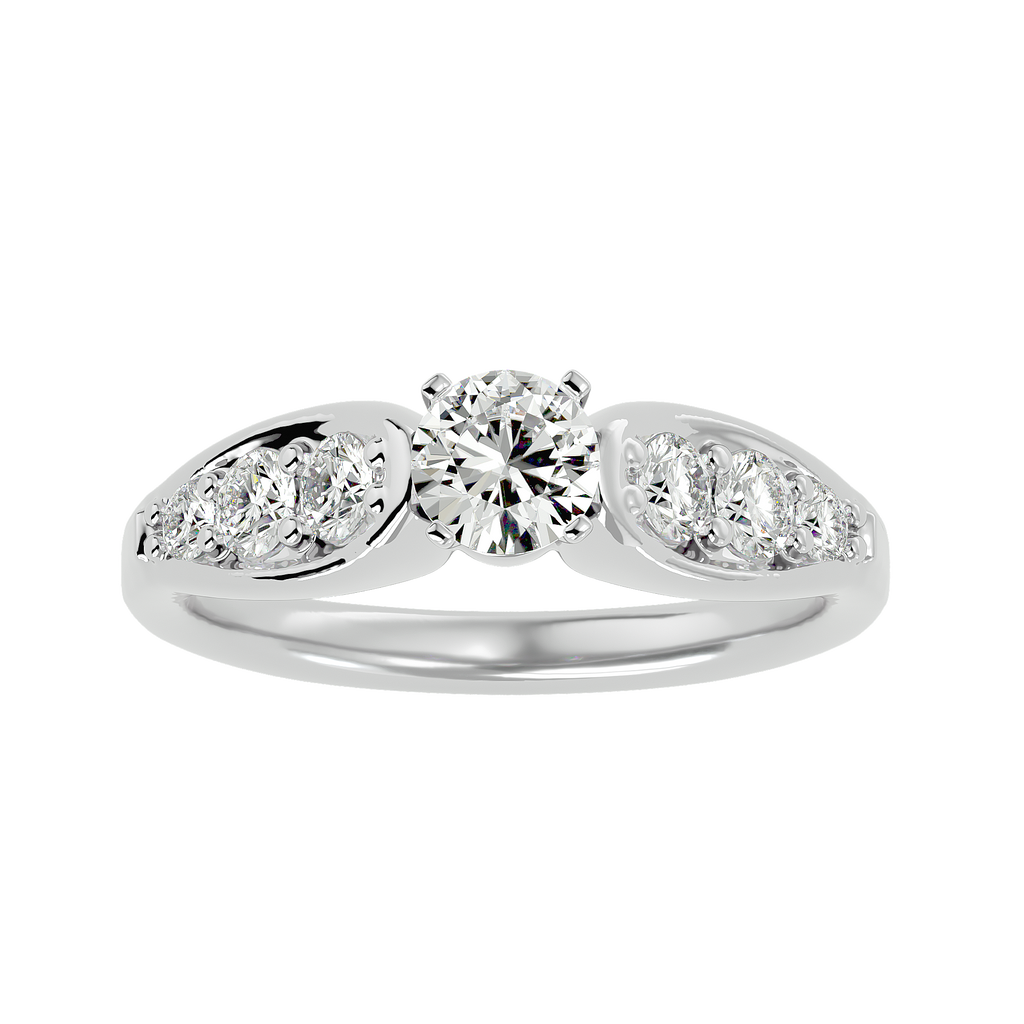 Violet Lab Grown Diamond Solitaire Ring – Elegant & Ethical Sparkle