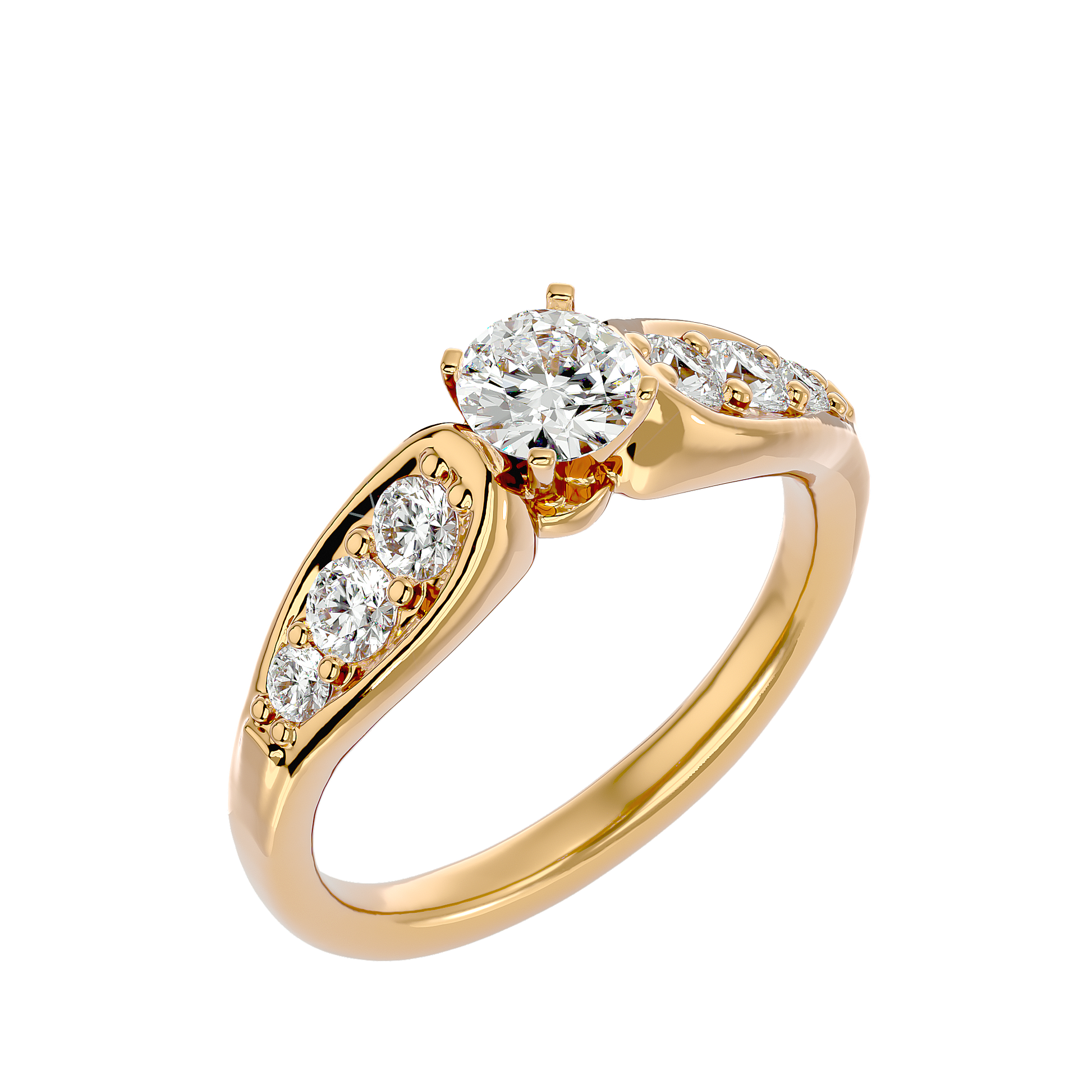 Violet Lab Grown Diamond Solitaire Ring – Elegant & Ethical Sparkle