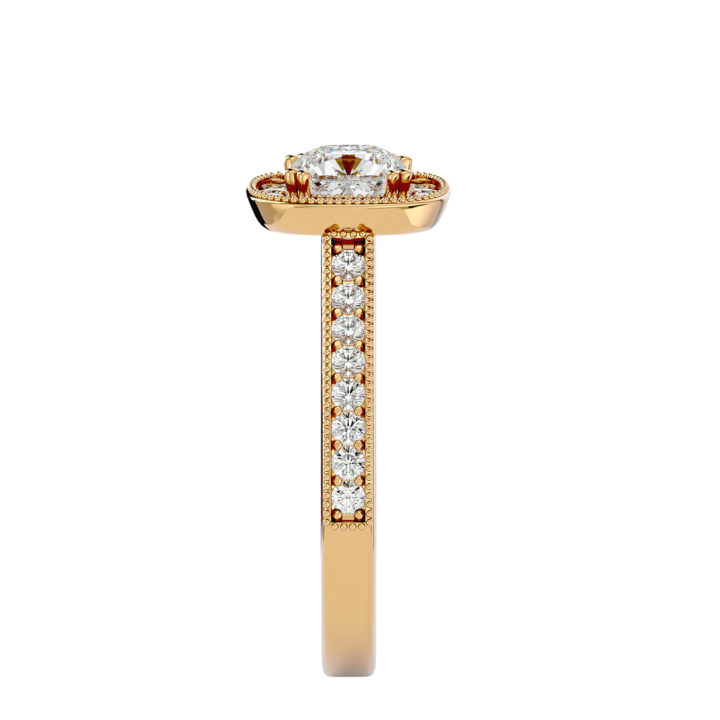 Daisy Diamond Halo Ring