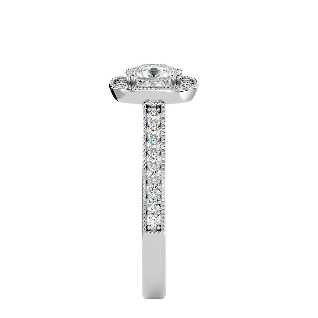 Daisy Diamond Halo Ring