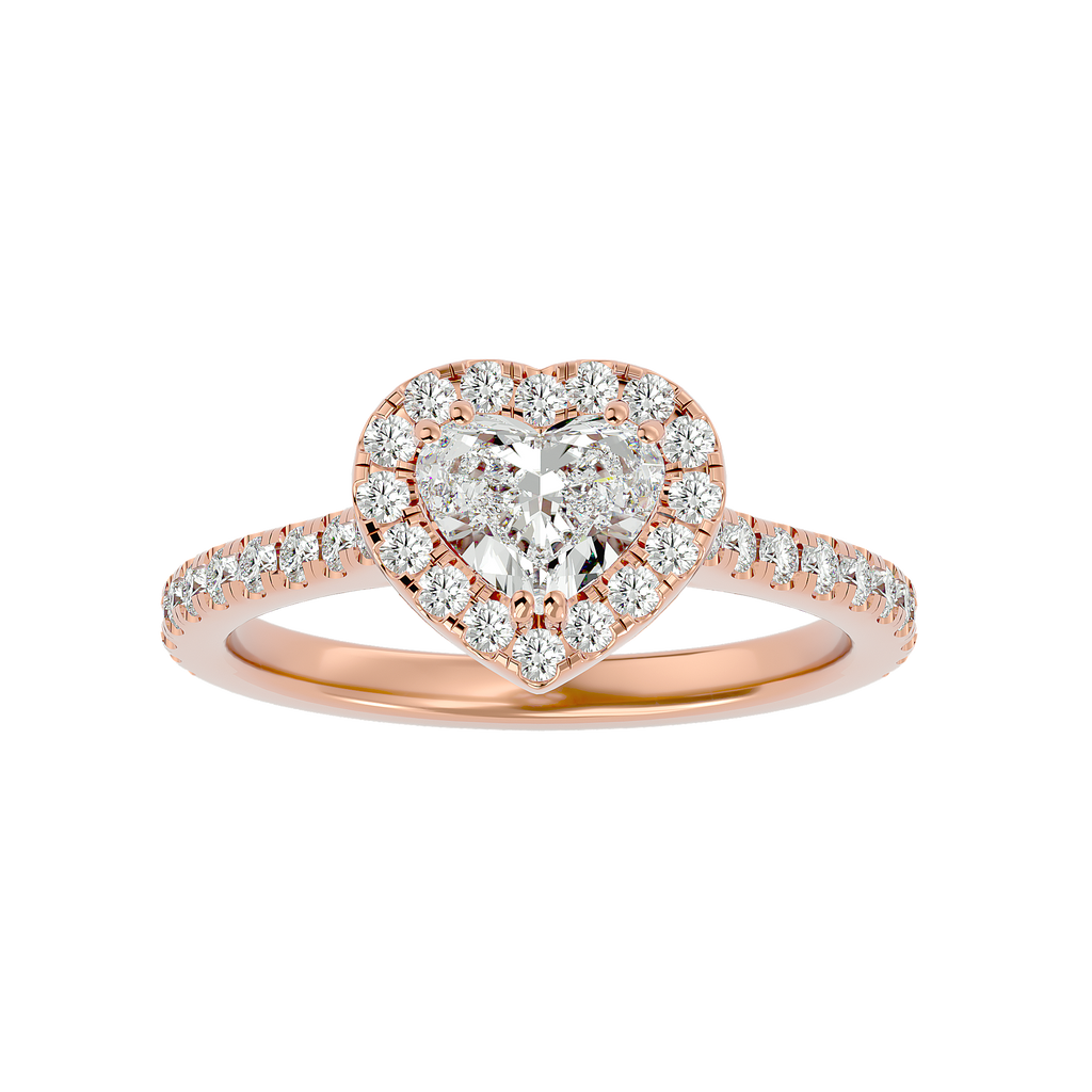 Ezra Diamond Halo Ring