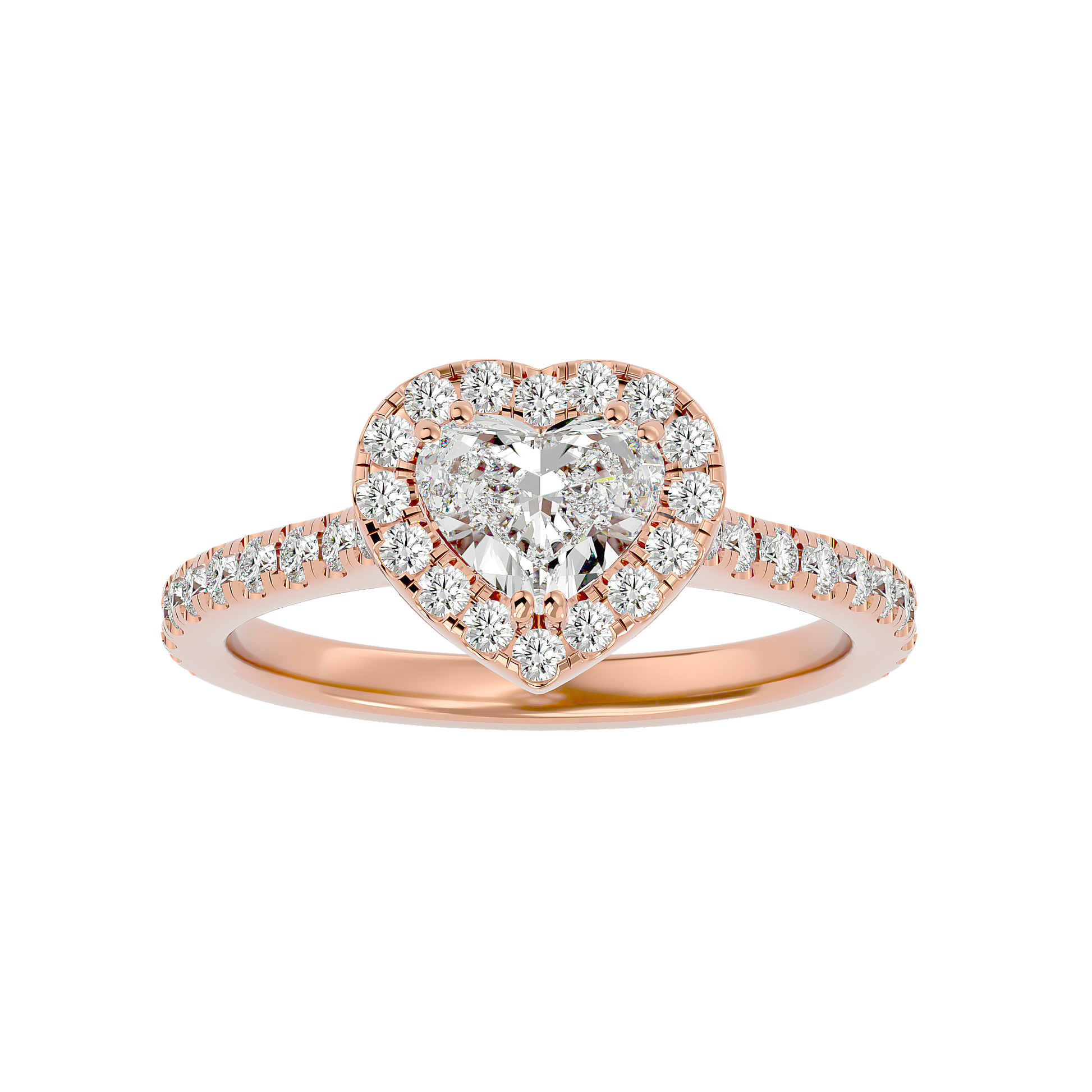 Ezra Diamond Halo Ring