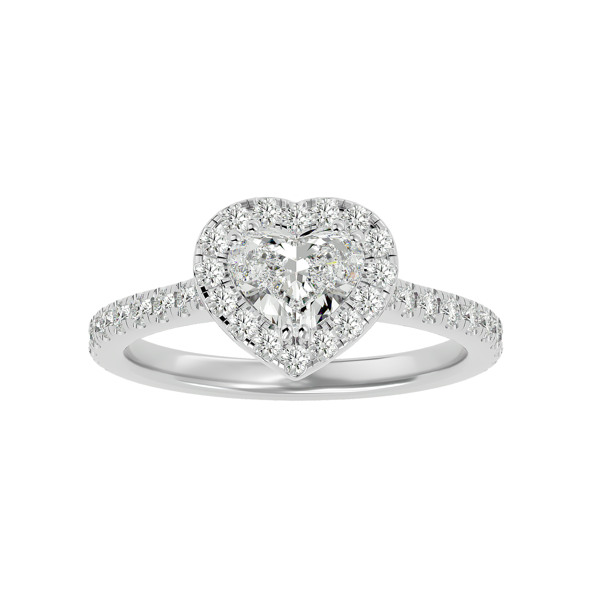 Ezra Diamond Halo Ring