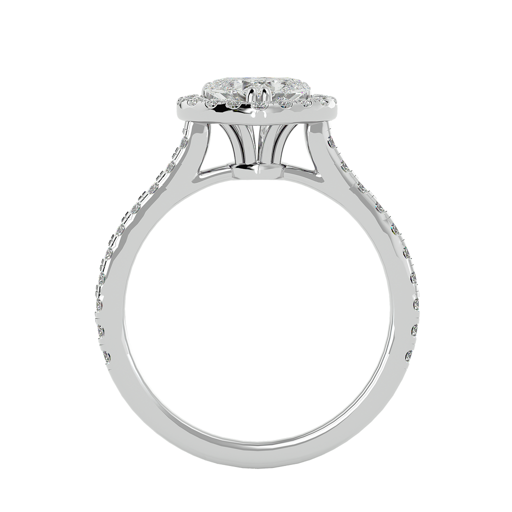 Ezra Diamond Halo Ring